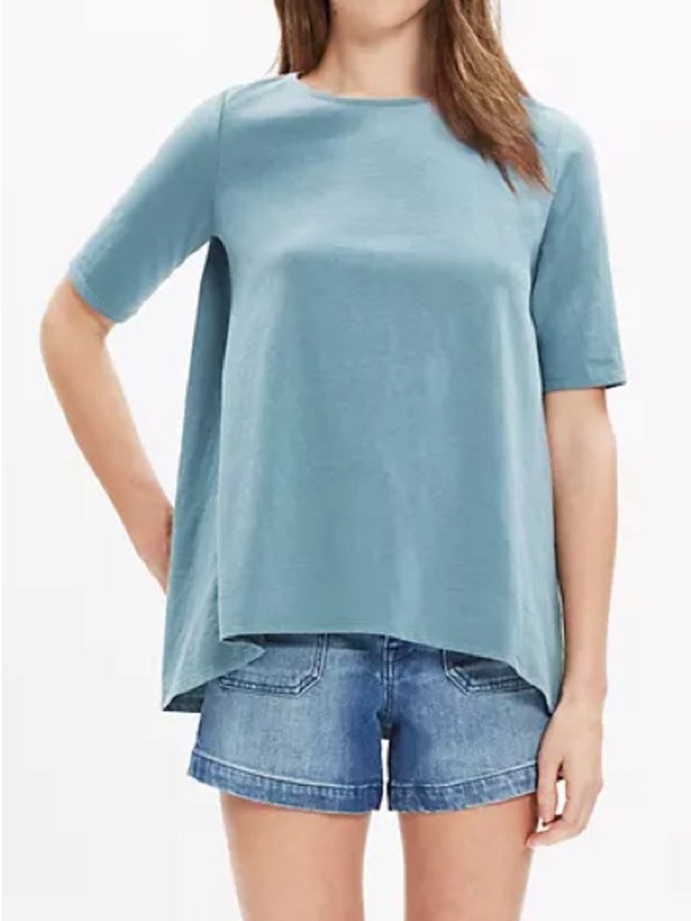 Madewell Back-Zip Swing Tee